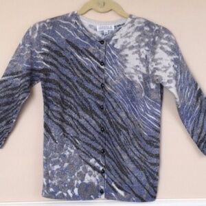Joseph A. Metallic Cardigan